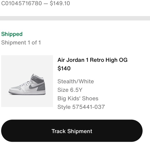 AIR JORDAN 1 RETRO HIGH OG GS women 8 boys 6.5 - Picture 10 of 10